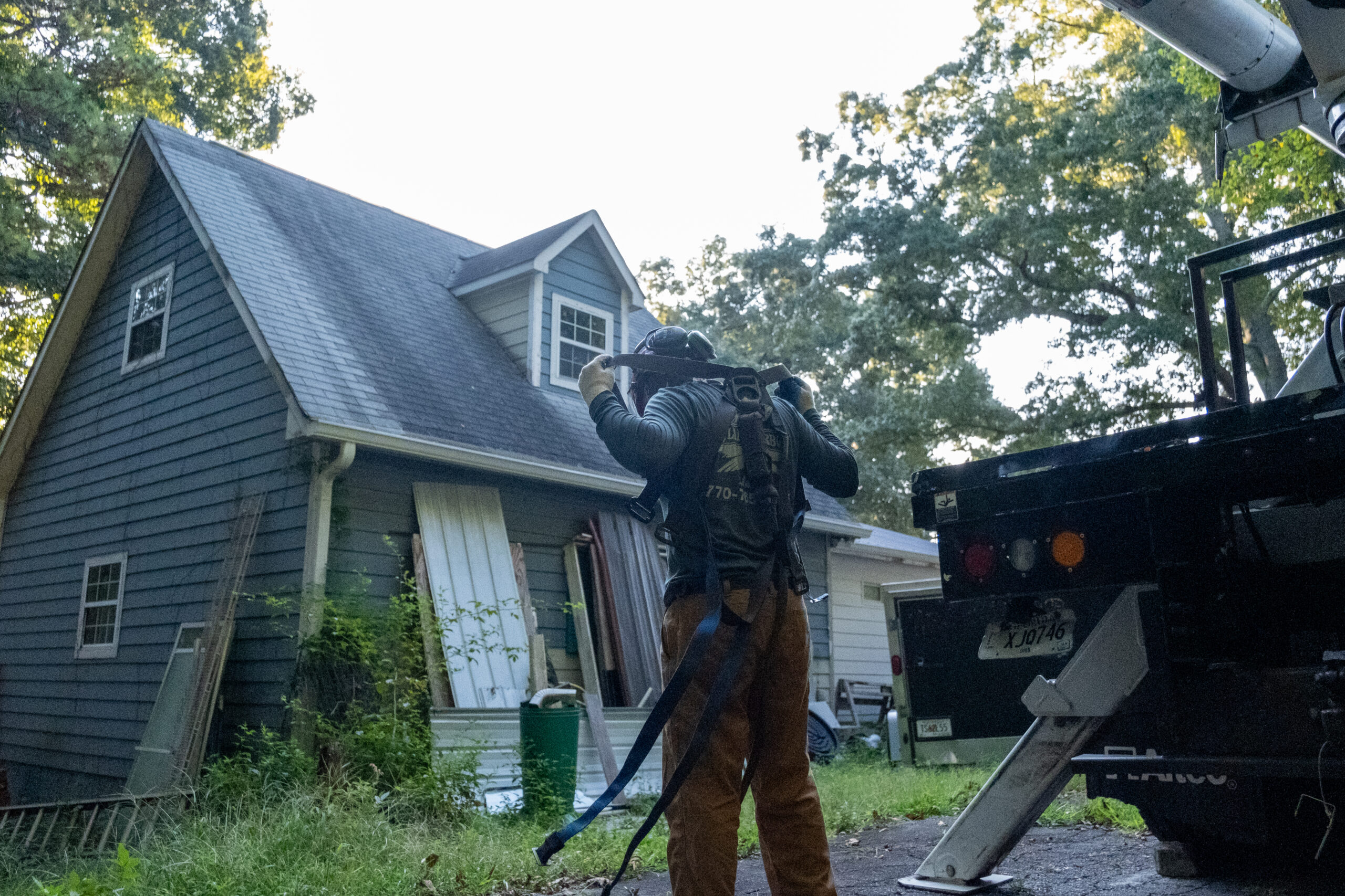 Small tree care crew