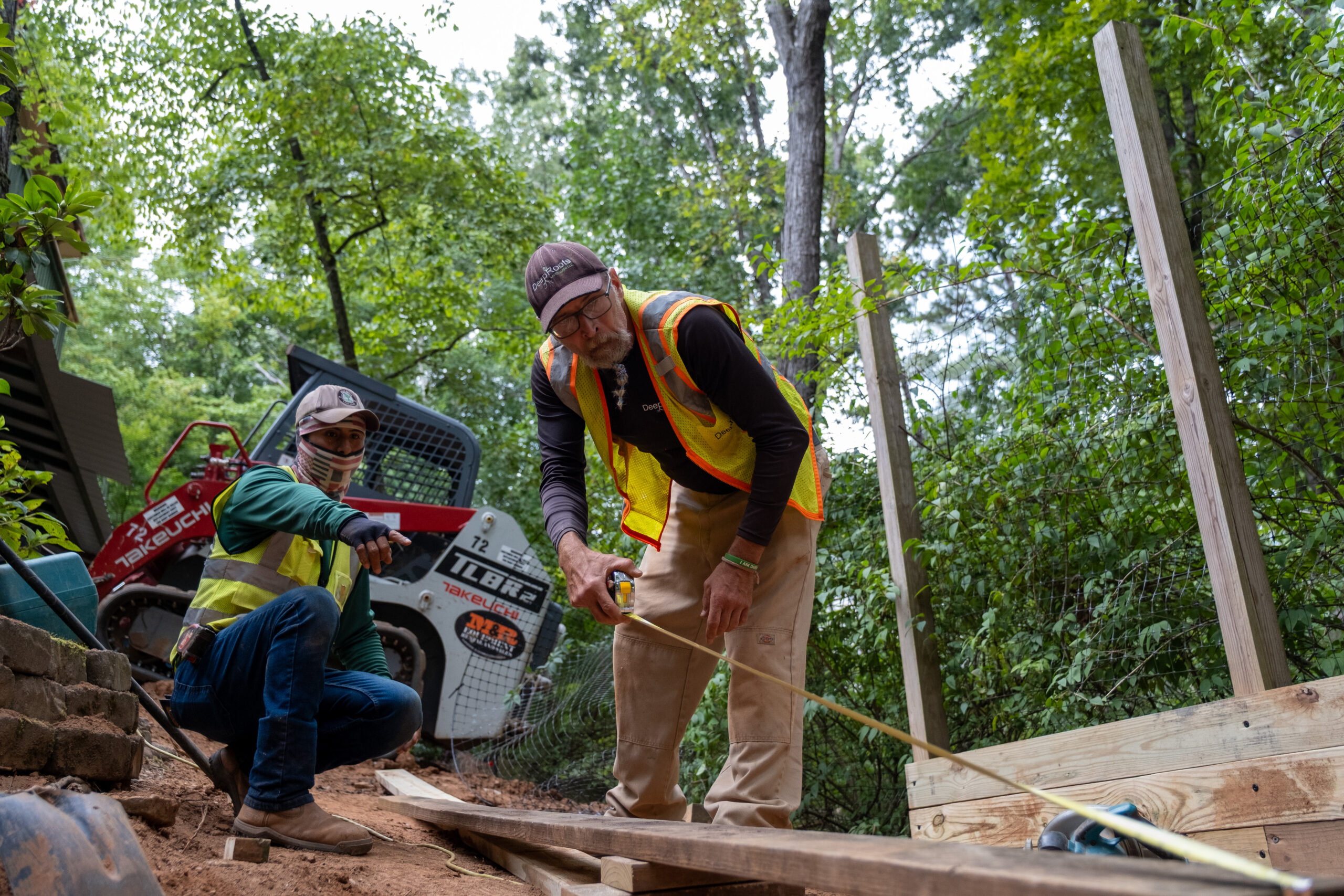 Landscape Design & Build crew and job tools