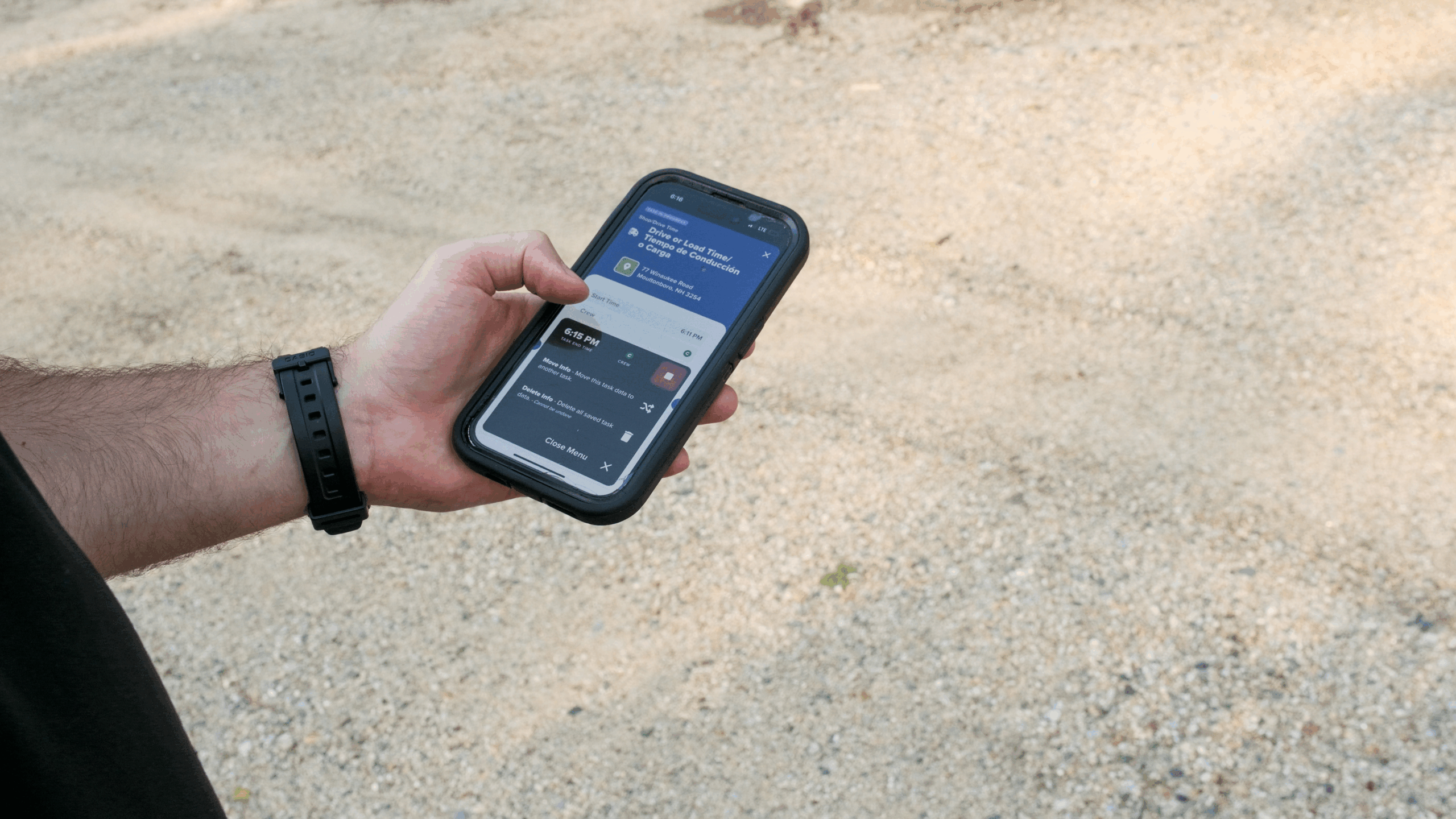 Landscape Design & Build time tracking and management app