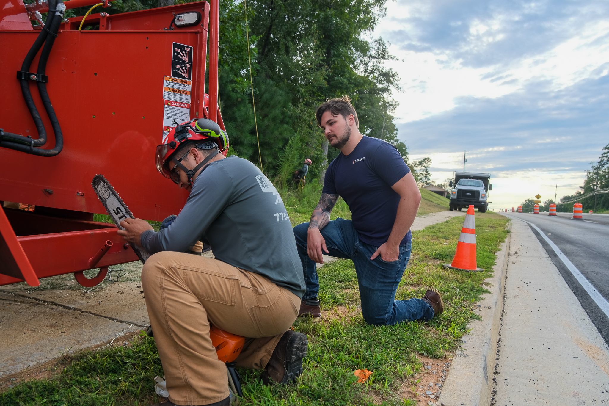 SingleOps team with arborist