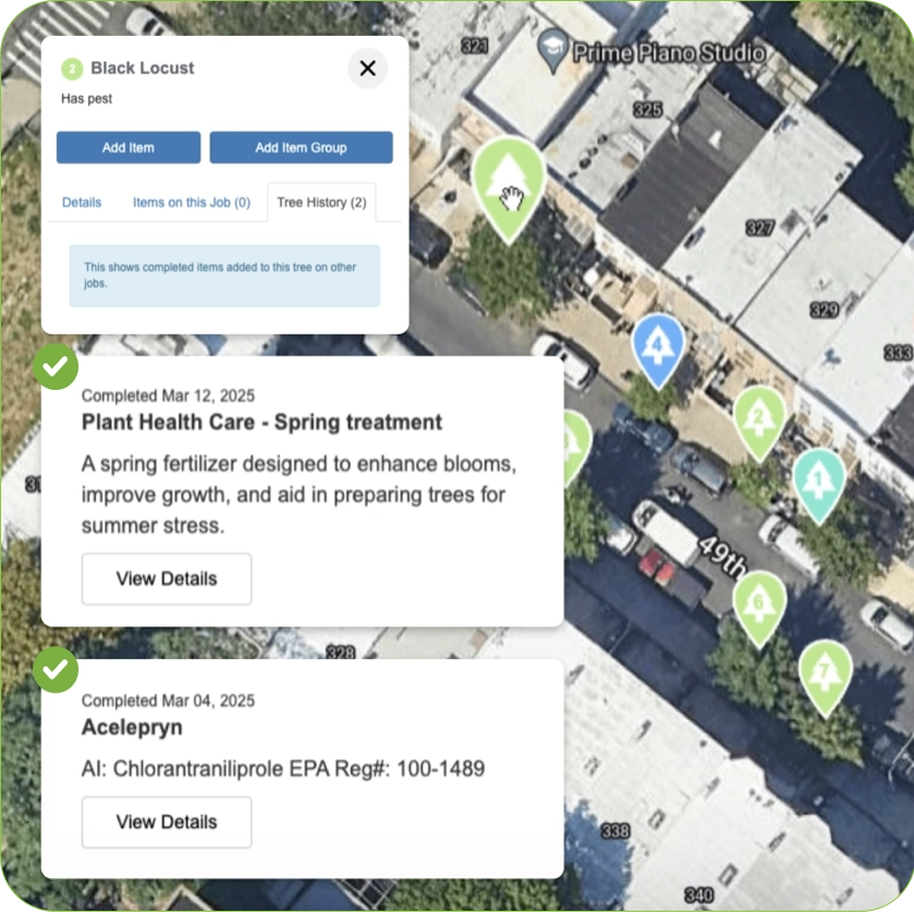 Tree History Tracking Software - SingleOps by Granum