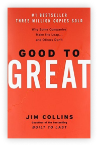 Good to Great by Jim Collins book cover