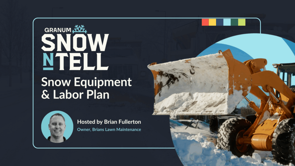 Snow N Tell: Day 3 Snow Equipment & Labor Plan