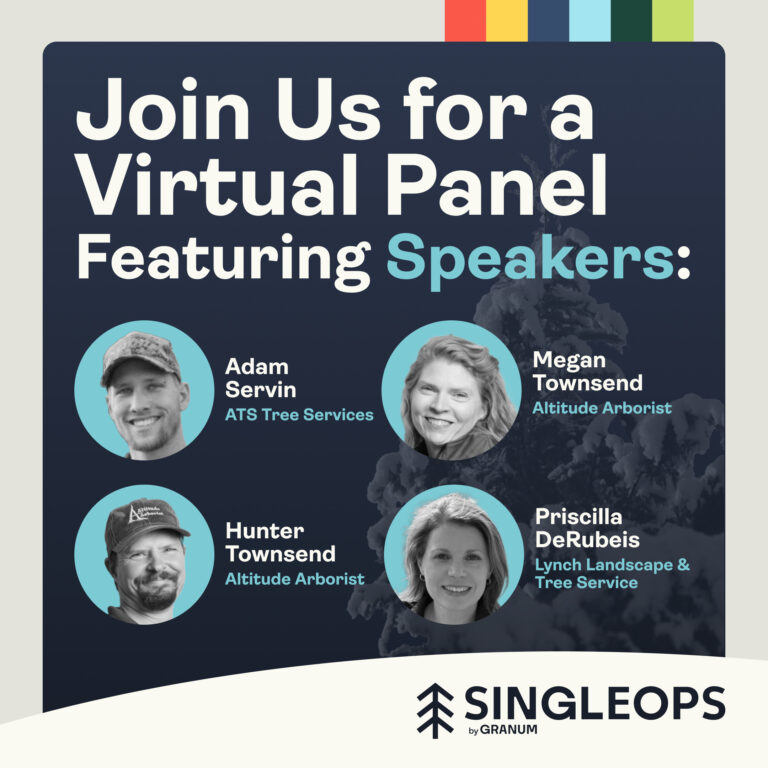 SingleOps by Granum Virtual Panel on Winter Tree Care