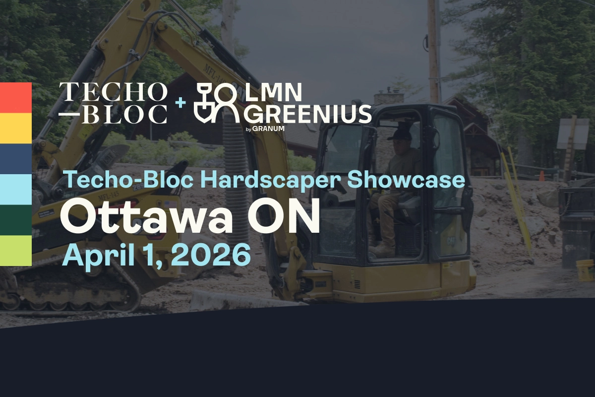 Techo-Bloc Hardscaper Showcase in Ottawa, ON