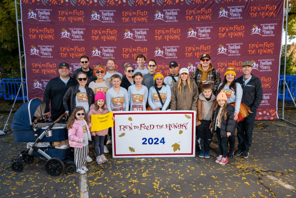Paul Voresis and his family at a charity run. 