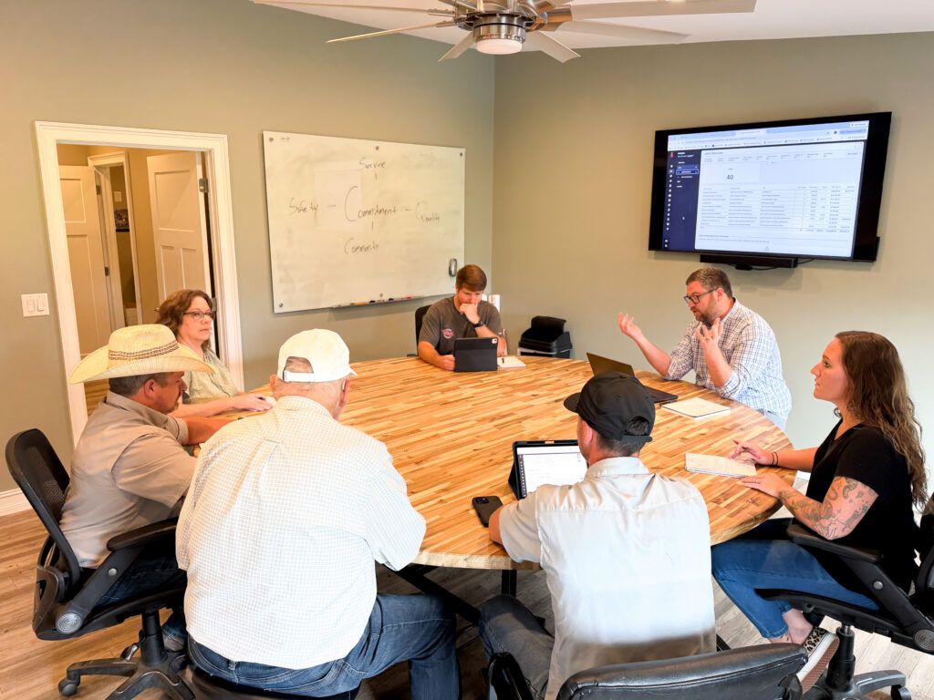 Total Property Management team sitting around a conference table. 