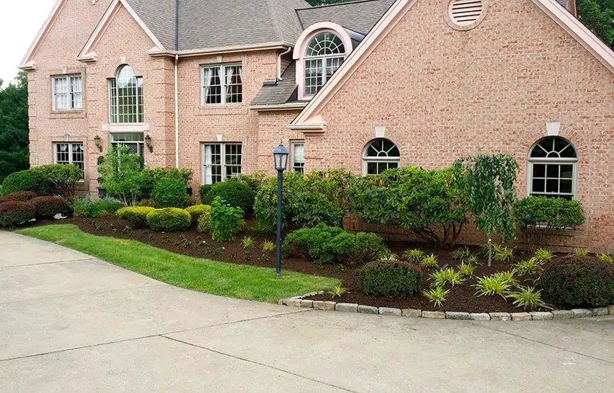Landscaped front garden